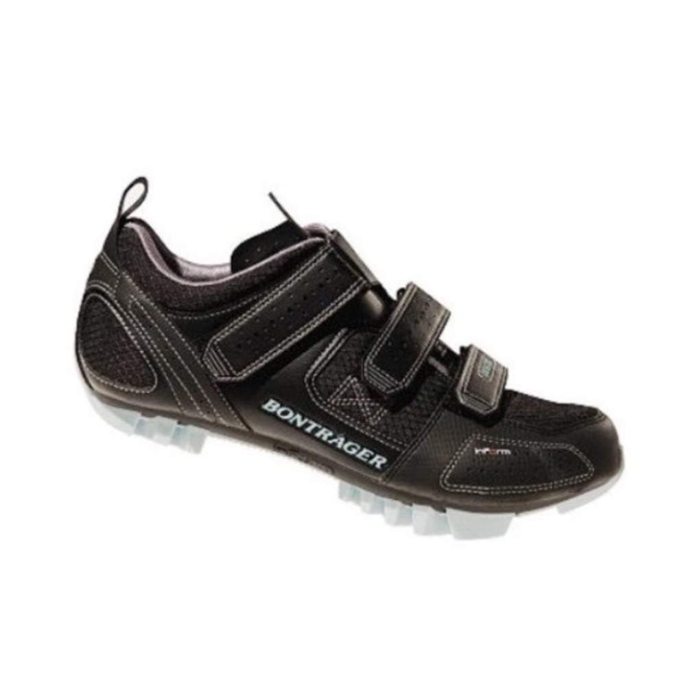 Bontrager‎ Race Mountain Cycling Shoes Womens 7.5 Black SPD MTB 3-Strap 428755